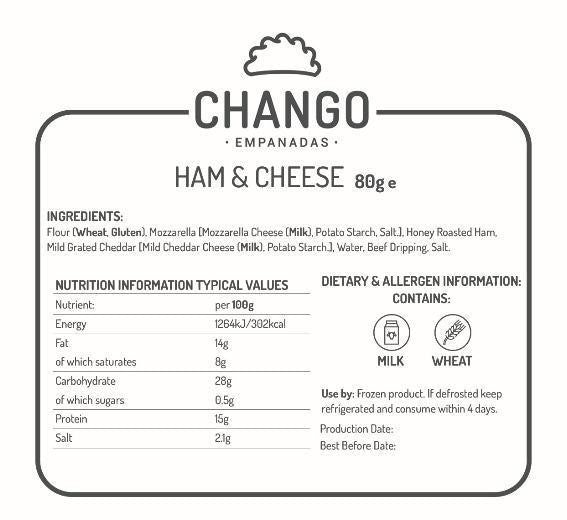 Ham & Cheese (6 Units - Half a Dozen) - Chango Empanadas
