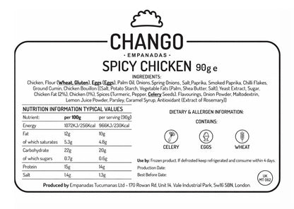 Spicy Chicken (6 Units - Half a Dozen) - Chango Empanadas