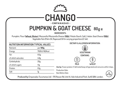 Pumpkin & Goat Cheese (6 Units - Half a Dozen)