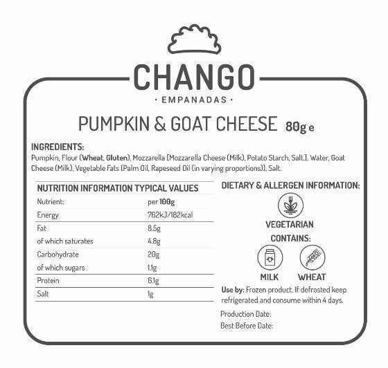 Pumpkin & Goat Cheese (6 Units - Half a Dozen)